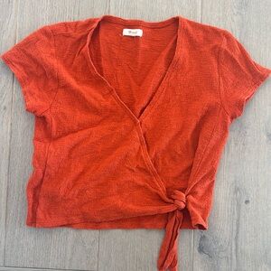 Madewell wrap top